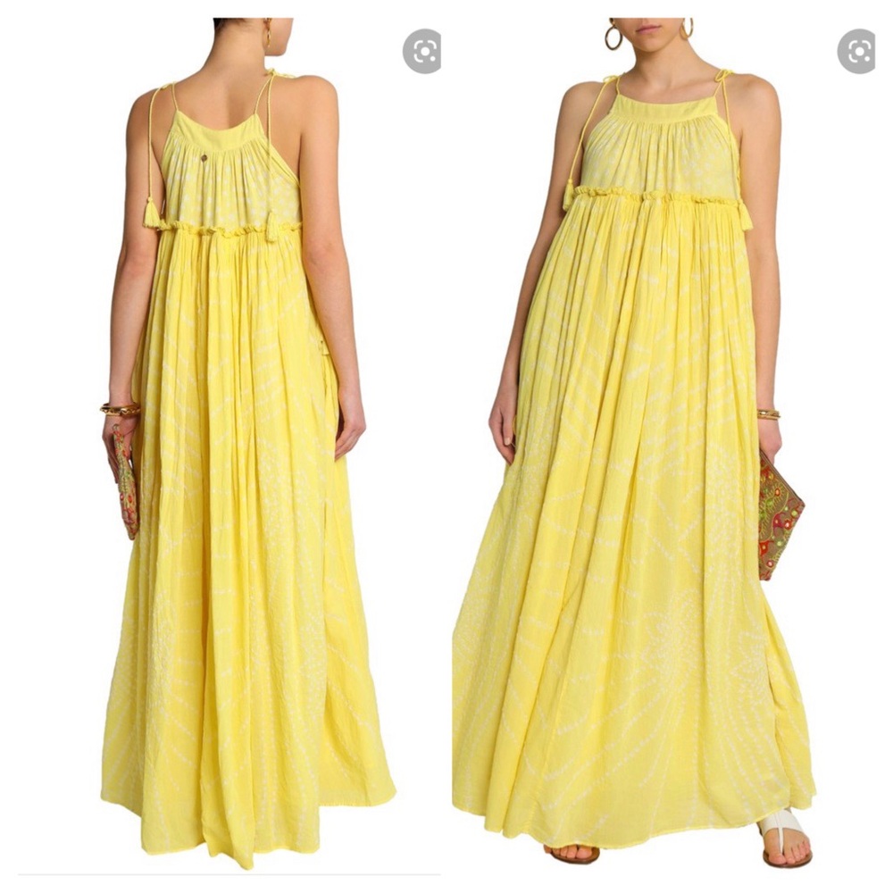 Fanya Embroidered Cotton & Point D’Esprit Maxi